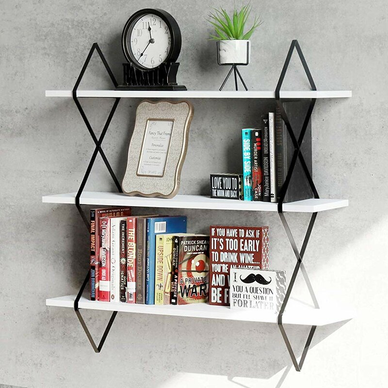 Latitude Run Reuven Piece Diamond Tiered Shelf Reviews Wayfair